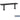 Aluminum Locker Bench - 72-inch Wide - 14-inch Deep by Salsbury – Black – Bolt Mounted by Salsbury