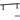 Aluminum Locker Bench - 96-inch Wide - 10-inch Deep by Salsbury – Black – Bolt Mounted by Salsbury