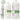 Amber Professional Green Mint Hand Sanitizer / Case of (4) 1 Gallon - 128 oz. Jugs by Amber Products