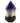 Amethyst Point Lamp / 7&quot; Tall by Gem Lamps