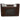 Asher Reception Desk / Dark Wood with Stainless Accents and Glass Display by HANS Equipment