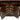 Asian Antique Style Double Cabinet Credenza - 8 Drawers by East-West Furnishings
