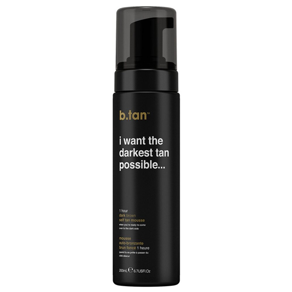 b.tan tanned AF - self tan mousse, 6.7 fl oz