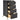 Belle Free-Standing Styling Station Cabinet / Black by Deco Salon Furniture