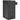 Belle Wall-Mount Styling Station Cabinet / Black by Deco Salon Furniture