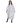 Betty Dain All The Faces Styling Cape / Water Resistant - Snap Closure - WHITE / 45"W x 65"L