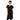 Betty Dain Client Wrap Gown / Fits up to size 16. Black 39"L