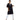 Betty Dain Nylon Client Comfort Wrap Gown / Black