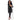Betty Dain Secret Messages Shampoo Cape - BLACK / 36" W x 54" L