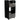 Bexley Spa Trolley with Pull-Out Working Space and Hot Towel Cabinet Cubby / Black & Dark Grey by HANS Equipment