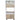 Bexley Spa Trolley with Pull-Out Working Space and Hot Towel Cabinet Cubby / White & Light Wood by HANS Equipment