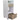 Bexley Spa Trolley with Pull-Out Working Space and Hot Towel Cabinet Cubby / White & Light Wood by HANS Equipment