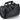 Black Carryall Make-Up Bag with Brush Holder + Removable Pouch / Case of 10
