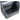 Black Soft-Sided Travel Makeup Case With Mesh And Clear Pockets by TruCase