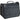 Black Soft-Sided Travel Makeup Case With Mesh And Clear Pockets by TruCase