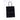 Black Solid Gift Bag 7.75" x 3.75" x 9.75"