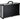 Black Stripe Professional Barber Portable Travel Case with Shears Holder And Clipper Pockets by TruCase