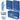 Blue Nitrile Disposable Gloves - LARGE / Blue Color / 3 Mil Thickness / 100 per Box / Case of 10 Boxes = 1,000 Gloves