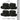 Boca Terry Spa-Salon Towels - 100% Ringspun Cotton - 16" x 27" - 373 GSM / Black / 12 Count