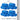Boca Terry Spa-Salon Towels - 100% Ringspun Cotton - 16" x 27" - 373 GSM / Royal Blue / 12 Count