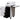 Buchetta Salon Trolley - White by Deco Salon Furniture