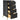 Celine Free-Standing Styling Station / Black by Deco Salon Furniture