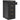 Celine Wall-Mount Styling Station Cabinet / Black by Deco Furniture