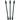 Charcoal Color Cotton Swabs / 25 Count by Fantasea