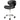 Chevron Manicure Technician Stool / Available in Black, Chocolate, White, Gray, as well as 100+ Other Colors! by Whale Spa