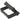 Clamshell Nail Carbide Drill Bit Holder & Storage (Case Only) - 16 Holes - Black - Each