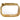Clear Sided Metallic Cosmetic Bag - Gold - 6" x 2" x 3" / Pack of 24
