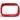 Clear Sided Metallic Cosmetic Bag - Red - 6" x 2" x 3" / Pack of 24