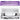 Clear Square Sample Jars with Purple Round Caps - 0.1 oz - 3 mL. / 500 Pack