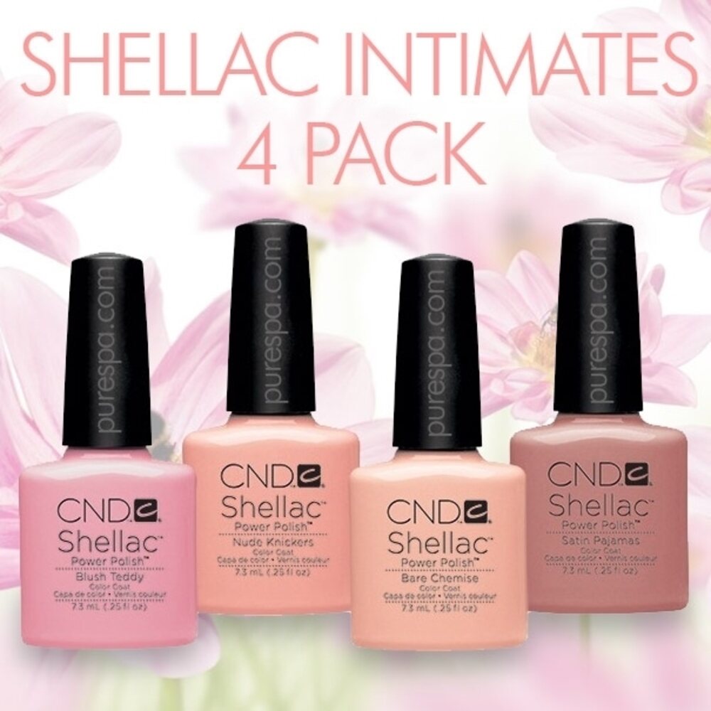 CND Shellac 2013 Intimates Collection Set / 4 Colors - Blush Teddy + N –  Pure Spa Direct