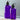 Cobalt Blue PET Plastic Bottle with Pump / 8 oz.