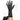 Colortrak Extended Cuff Vinyl Gloves - Black - Medium / Case of 1,000 = (10) Boxes of 100 Count