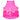 Colortrak Nothing To Hide Vinyl Apron - PINK - Pinky Promise / 23"W x 27.5"L