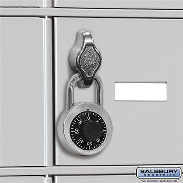 Combination Padlock - with Built-in Hasp - for Cell Phone Locker Door by Salsbury – Default Title by Salsbury