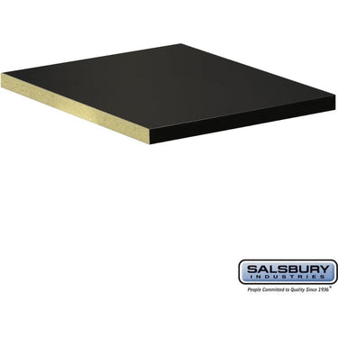 Compartment Shelf - for 12-inch Wide - 15 Inch Deep Designer Wood Locker - Full Depth - Black by Salsbury – Default Title by Salsbury