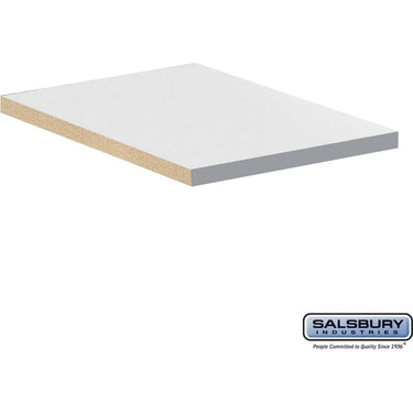Compartment Shelf - for 12-inch Wide - 15 Inch Deep Premier Wood Locker - Full Depth by Salsbury – Winter Fog by Salsbury