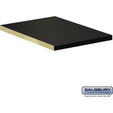 Compartment Shelf - for 12-inch Wide - 18 Inch Deep Designer Wood Locker - Full Depth - Black by Salsbury – Default Title by Salsbury