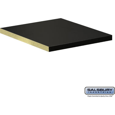 Compartment Shelf - for 18-inch Wide - 18 Inch Deep Designer Wood Locker - Full Depth - Black by Salsbury – Default Title by Salsbury