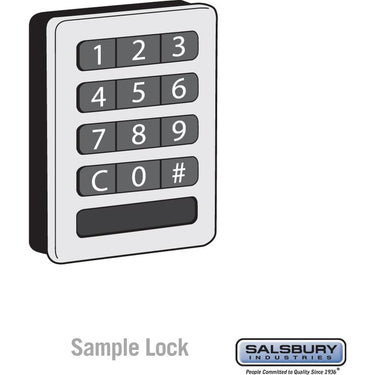 Custom Lock Installation for Designer Wood Locker Door - Lock Provided By Owner by Salsbury – Default Title by Salsbury