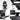 Dalton Modern Barber Chair / Black with Chrome by Hans Equipment