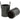 Deluxe Leather Cosmetic / Nail Brush Holder - Black - Each