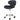 Diamond Manicure Technician Stool / Available in Black, Chocolate, Khaki, or Gray by Whale Spa