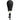 Diane 22" Black Canvas Mannequin Head