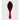 Diane Curved Prestige 100% Boar Wave Medium Brushes - Red