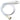 Diane Shampoo Spray Hose - White / 53" Long