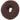 Diane Small Hair Donut - Brown